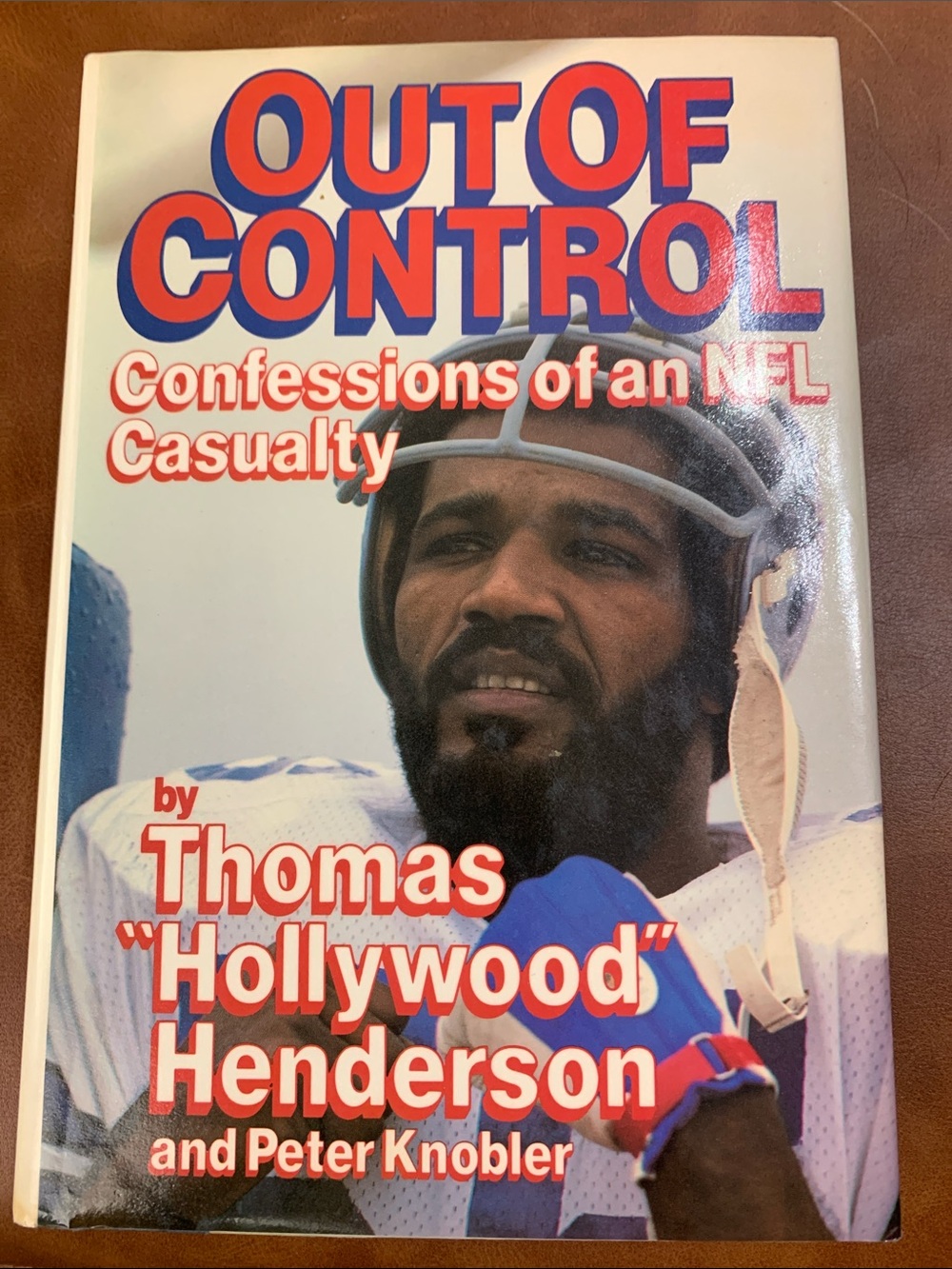 Vintage Out of Control Thomas Hollywood Henderson NFL Book